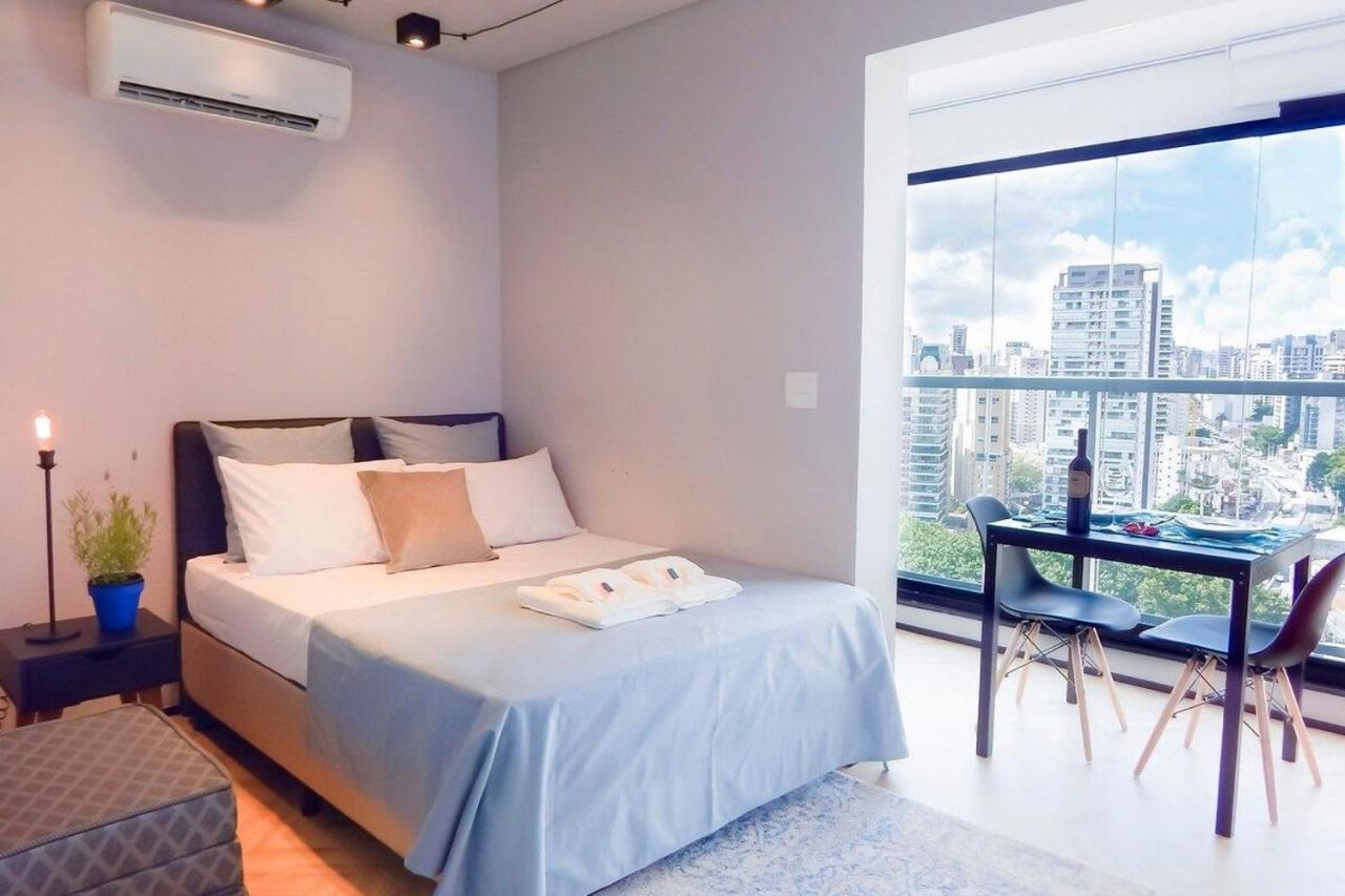 Easy Star - Studio Com Vista Incrivel Na Vila Olimpia - Kq01G Apartment เซาเปาโล ภายนอก รูปภาพ